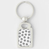 Doodle Paws, Dog Paws, Black Paws Sleutelhanger (Voorkant)