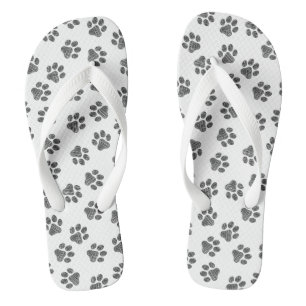 Doodle Paws, Dog Paws, Black Paws Teenslippers
