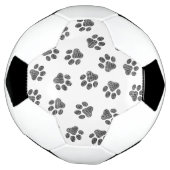 Doodle Paws, Dog Paws, Black Paws Voetbal (Gedraaid)