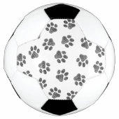 Doodle Paws, Dog Paws, Black Paws Voetbal (Voorkant)