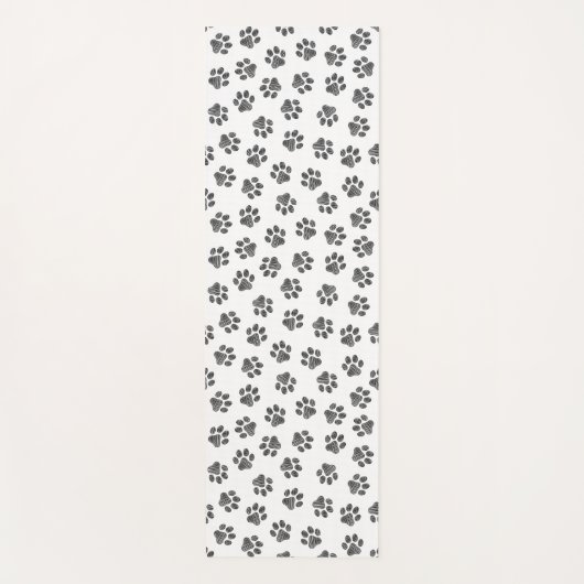 Doodle Paws, Dog Paws, Black Paws Yogamat (Voorkant)