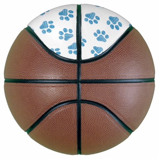 Doodle Paws, Dog Paws, Blauwe Paws Basketbal (Rechts)