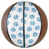Doodle Paws, Dog Paws, Blauwe Paws Basketbal (Verticaal)