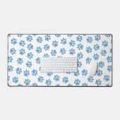 Doodle Paws, Dog Paws, Blauwe Paws Bureaumat (Keyboard & Muis)