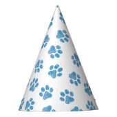 Doodle Paws, Dog Paws, Blauwe Paws Feesthoedjes (Voorkant)