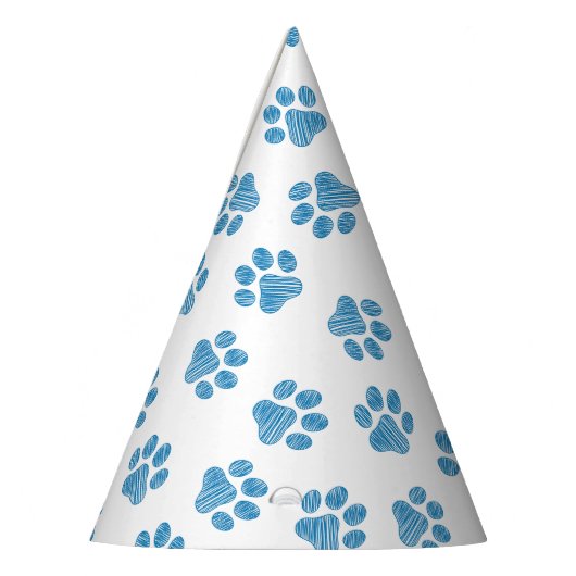 Doodle Paws, Dog Paws, Blauwe Paws Feesthoedjes (Links)