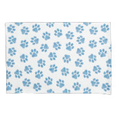Doodle Paws, Dog Paws, Blauwe Paws Kussensloop (Voorkant)