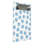 Doodle Paws, Dog Paws, Blauwe Paws Mini Klembord (Schuin)