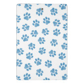 Doodle Paws, Dog Paws, Blauwe Paws Mini Klembord (Achterkant)