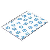 Doodle Paws, Dog Paws, Blauwe Paws Notitieboek (Linkerzijde)