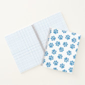 Doodle Paws, Dog Paws, Blauwe Paws Notitieboek (Binnen)