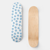 Doodle Paws, Dog Paws, Blauwe Paws Persoonlijk Skateboard (Voorkant)