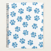 Doodle Paws, Dog Paws, Blauwe Paws Planner (Voorkant)
