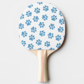 Doodle Paws, Dog Paws, Blauwe Paws Tafeltennisbatje (Achterkant)