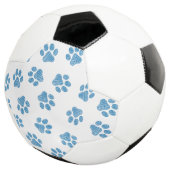 Doodle Paws, Dog Paws, Blauwe Paws Voetbal (Drie kwart)