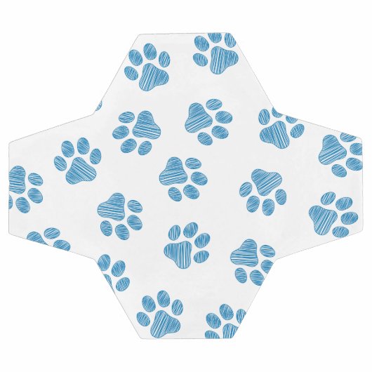 Doodle Paws, Dog Paws, Blauwe Paws Voetbal (Enkel)