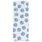 Doodle Paws, Dog Paws, Blauwe Paws Wijn Cadeautas (Achterkant)