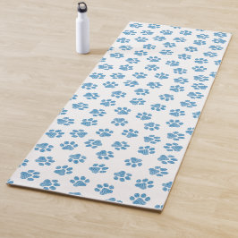 Doodle Paws, Dog Paws, Blauwe Paws Yogamat