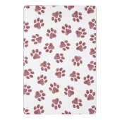 Doodle Paws, Dog Paws, Bourgogne Paws Mini Klembord (Achterkant)