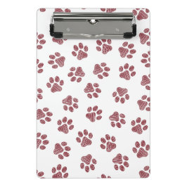 Doodle Paws, Dog Paws, Bourgogne Paws Mini Klembord