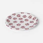 Doodle Paws, Dog Paws, Bourgogne Paws Papieren Bordje (Gekanteld)