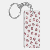 Doodle Paws, Dog Paws, Bourgogne Paws Sleutelhanger (Voorkant Links)