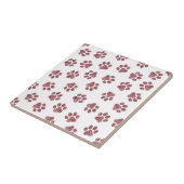 Doodle Paws, Dog Paws, Bourgogne Paws Tegeltje (Zijkant)