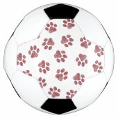Doodle Paws, Dog Paws, Bourgogne Paws Voetbal (Voorkant)
