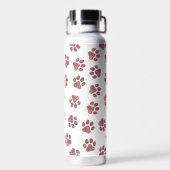 Doodle Paws, Dog Paws, Bourgogne Paws Waterfles (Achterkant)