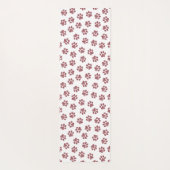 Doodle Paws, Dog Paws, Bourgogne Paws Yogamat (Achterkant)