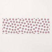 Doodle Paws, Dog Paws, Bourgogne Paws Yogamat (Voorkant (horizontaal))