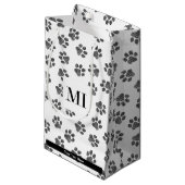 Doodle Paws, Dog Paws, Cat Paws, Black Paws Klein Cadeauzakje (Voorkant Gekanteld)