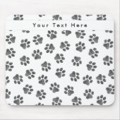 Doodle Paws, Dog Paws, Cat Paws, Black Paws Muismat (Voorkant)