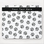 Doodle Paws, Dog Paws, Cat Paws, Black Paws Muismat (Voorkant)