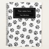 Doodle Paws, Dog Paws, Cat Paws, Black Paws Planner (Voorkant)