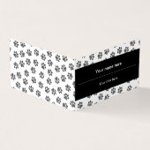 Doodle Paws, Dog Paws, Cat Paws, Black Paws Visitekaartje (Buitenkant)
