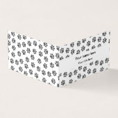 Doodle Paws, Dog Paws, Cat Paws, Black Paws Visitekaartje (Buitenkant)