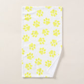 Doodle Paws, Dog Paws, Gele Paws Bad Handdoek (Handdoek)