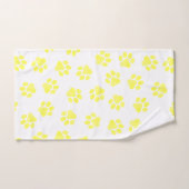 Doodle Paws, Dog Paws, Gele Paws Bad Handdoek (Handdoek)
