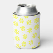 Doodle Paws, Dog Paws, Gele Paws Blikjeskoeler (Blikje Voorkant)