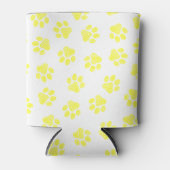 Doodle Paws, Dog Paws, Gele Paws Blikjeskoeler (Voorkant)