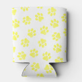 Doodle Paws, Dog Paws, Gele Paws Blikjeskoeler (Achterkant)