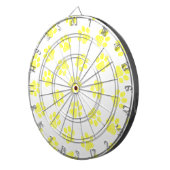 Doodle Paws, Dog Paws, Gele Paws Dartbord (Voorkant Rechts)