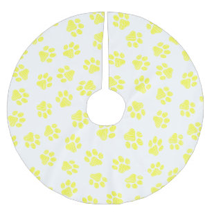 Doodle Paws, Dog Paws, Gele Paws Kerstboom Rok