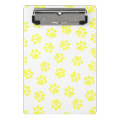 Doodle Paws, Dog Paws, Gele Paws Mini Klembord (Voorkant)
