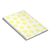 Doodle Paws, Dog Paws, Gele Paws Notitieboek (Rechterzijde)
