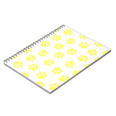 Doodle Paws, Dog Paws, Gele Paws Notitieboek (Linkerzijde)