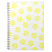 Doodle Paws, Dog Paws, Gele Paws Notitieboek (Voorkant)