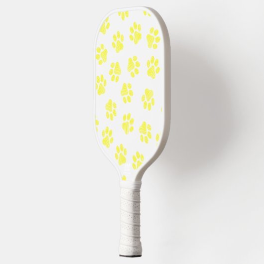 Doodle Paws, Dog Paws, Gele Paws Pickleball Paddle (Links)