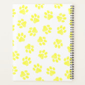 Doodle Paws, Dog Paws, Gele Paws Planner (Achterkant)